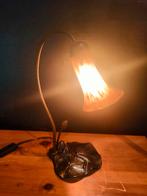 Art Nouveau Tafellamp, Art Nouveau, Gebruikt, Ophalen of Verzenden, Glas