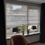 vouwgordijnen 2 stuks creme kleur, Ophalen, Gebruikt, Crème, 100 tot 150 cm