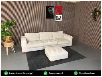 GRATIS LEVERING Linteloo Bank + Poef 265x100 REFURBISHED beschikbaar voor biedingen