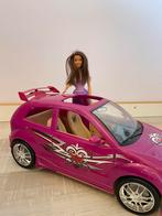 Barbie auto roze heel gaaf, Gebruikt, Ophalen of Verzenden