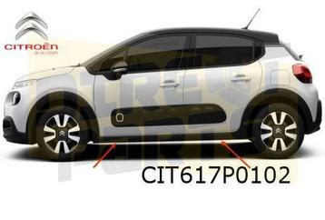 Citroen C3 (9/16 - 7/20) (B618) dorpellijst Rechts (zwart) O beschikbaar voor biedingen