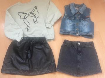 Leuk setje kleding van oa Name-It en Zara, draagmaat 128 beschikbaar voor biedingen