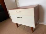 Vintage nachtkastje, Ophalen of Verzenden, Zo goed als nieuw, Minder dan 45 cm