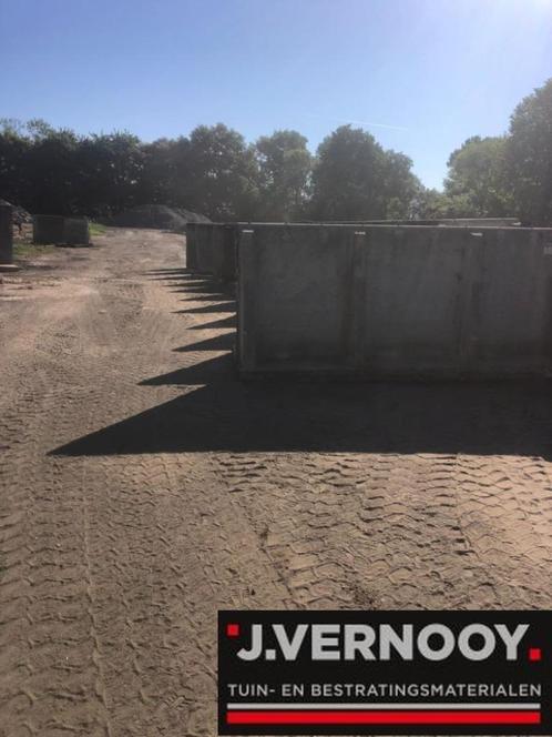 Keerwanden beton grijs 100, 150 en 175 hoog vanaf €70,=, Tuin en Terras, Bielzen en Borders, Gebruikt, Biels, Beton, 50 cm of meer