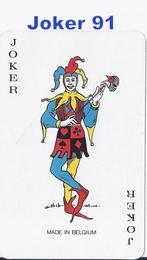SO Joker91: Joker speelkaart ( blauw ), Verzamelen, Speelkaarten, Jokers en Kwartetten, Ophalen of Verzenden, Zo goed als nieuw