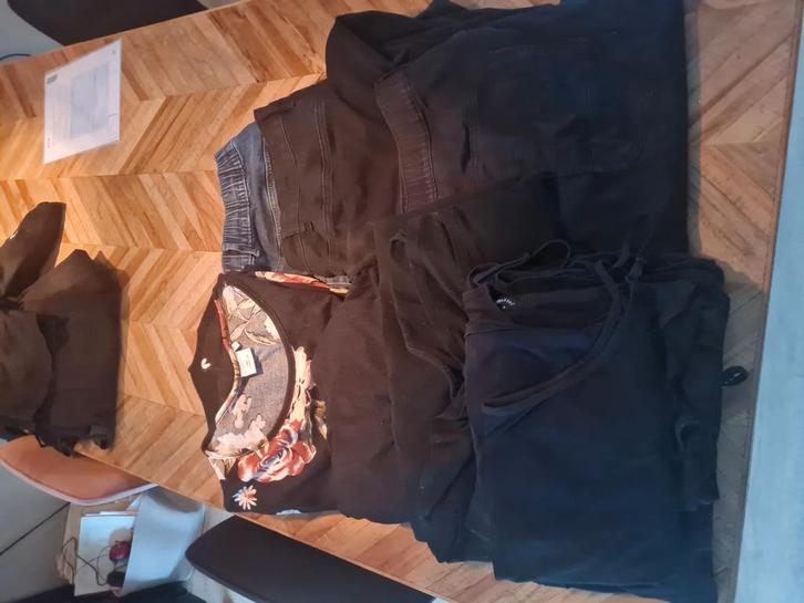 Pakket maat 54 - goede staat ( basic ), Kleding | Dames, Grote Maten, Gedragen, Broek of Spijkerbroek, Zwart, Ophalen of Verzenden