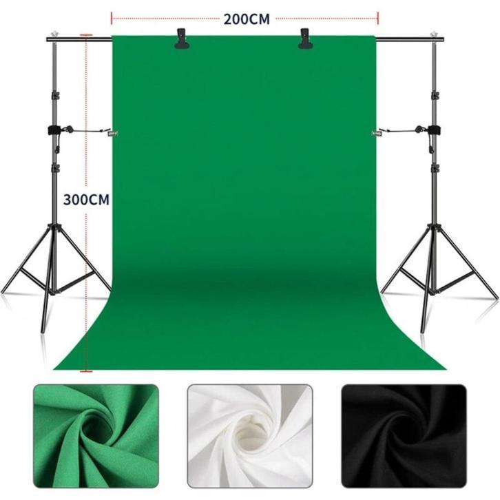 Fotografie Achtergrond - green screen - fotostudio, Audio, Tv en Foto, Fotografie | Fotostudio en Toebehoren, Nieuw, Achtergrond
