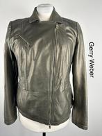 Gerry Weber Leren Jas  (mt: 42)028,8/9186, Kleding | Dames, Jassen | Winter, Gerry Weber, Zwart, Maat 42/44 (L), Ophalen of Verzenden