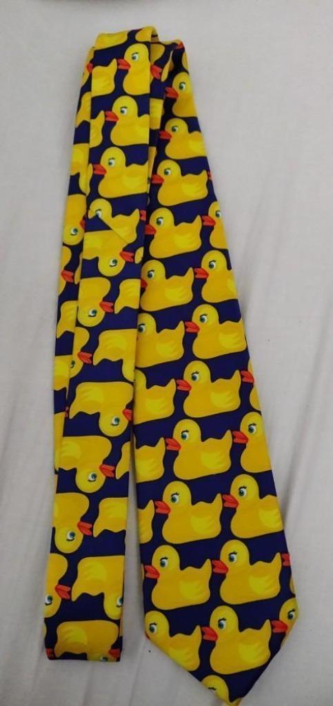 Ducky Tie Barney's Stropdas, Kleding | Heren, Stropdassen, Nieuw, Met patroon, Geel, Ophalen of Verzenden