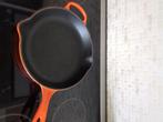le creuset signature skillet, Huis en Inrichting, Keuken | Potten en Pannen, Ophalen of Verzenden, Zo goed als nieuw, Gietijzer