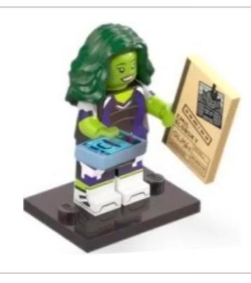 LEGO marvel serie 2 colmar2-5 She Hulk beschikbaar voor biedingen