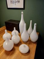 Partij witte salong vazen van IKEA, Ophalen, Wit, Minder dan 50 cm, Glas