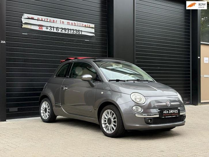 Fiat 500 C 1.2 Cabrio met panoramadak, airco, parkeersensore, Auto's, Fiat, Bedrijf, Te koop, 500C, ABS, Airbags, Airconditioning