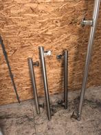 RVS Leuningen - 225cm, 75cm, 80 en 90 cm., Ophalen, Zo goed als nieuw, 100 tot 250 mm, Rvs