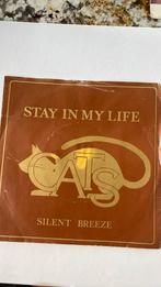 Singel: THE CATS: Stay in my Life, Silent Breeze, Ophalen of Verzenden, 1960 tot 1980, Gebruikt, Overige formaten