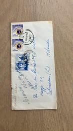 Luchtpost envelop Chili 1968 Lions postzegels, Ophalen of Verzenden, Envelop