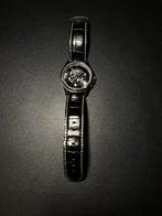 Casio Heren Horloge met Lederen Band, Sieraden, Tassen en Uiterlijk, Horloges | Heren, Casio, Staal, Polshorloge, Ophalen of Verzenden