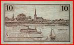 Ⰶ RHINE: GERMANY ORSOY 10 PFENNINGS 1921 CRISP DUEREN SHIPS!, Verzenden, Duitsland, Los biljet
