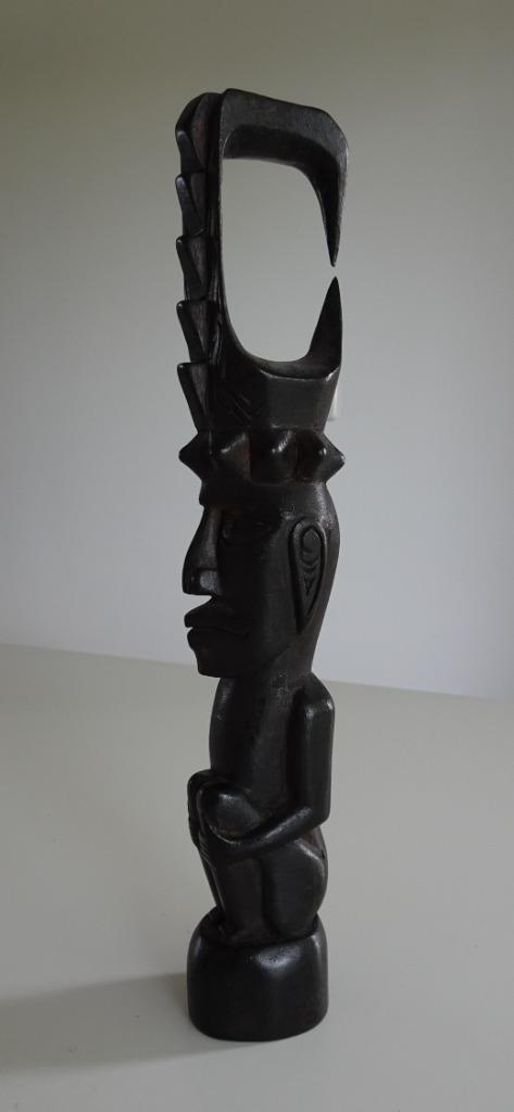 Vintage Houtsnijwerk uit Afrika, Antiek en Kunst, Kunst | Beelden en Houtsnijwerken, Ophalen