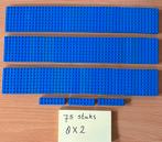 Lego stenen blauw 2x6 / 2x8 / 2x10 (163 stuks), Ophalen of Verzenden, Gebruikt, Losse stenen, Lego