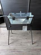 Stokke Flexi Bath Transparent Green + standaard + support, Kinderen en Baby's, Badjes en Verzorging, Zo goed als nieuw, Badje