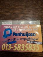 Telefoonkaart CRE 214 - Panhuijsen, Ophalen of Verzenden