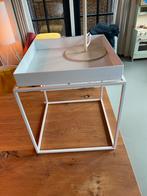 Te koop: Twee HAY Tray Tables (wit, 30x30 cm), 50 tot 100 cm, Vierkant, Zo goed als nieuw, Metaal