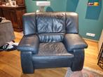 Brede leren fauteuil, Ophalen, Gebruikt, 100 tot 125 cm, Modern