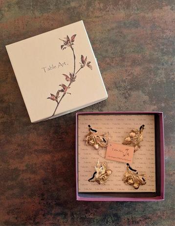 Set van 4 servetringen Table Art Michael Michaud als nieuw beschikbaar voor biedingen