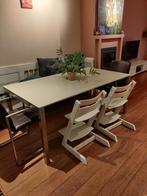 Stokke Tripp Trapp stoelen Wit, Huis en Inrichting, Stoelen, Ophalen of Verzenden, Zo goed als nieuw, Wit, Twee