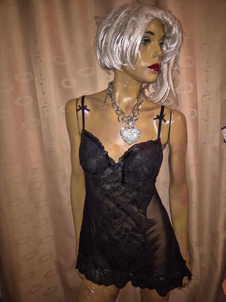 Hunkemöller Nachtkleding - Zwart - Maat L, Hunkemöller, Ophalen of Verzenden, Zwart, Nachtkleding