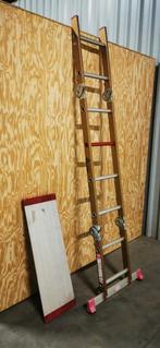 Altrex vouwladder met platform, Ophalen, Zo goed als nieuw, Ladder, Opvouwbaar of Inschuifbaar