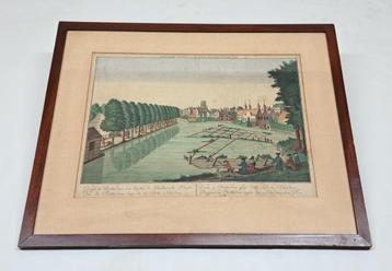 Gesigt te Rotterdam Opticaprent uit ca 1765 beschikbaar voor biedingen