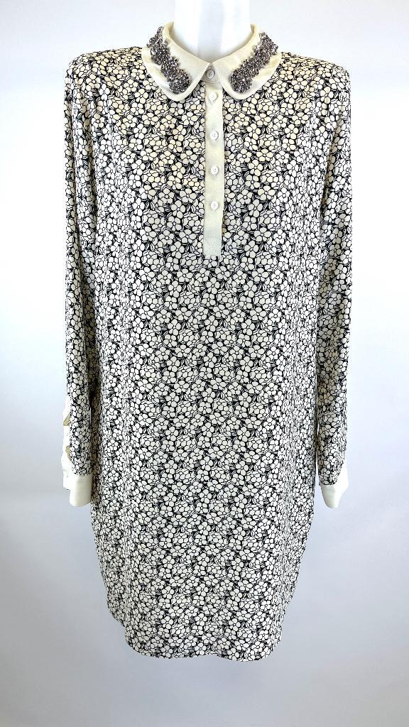 ESSENTIEL ANTWERP beige jurk  Maat 42/44, Kleding | Dames, Jurken, Zo goed als nieuw, Maat 42/44 (L), Beige, Onder de knie, Ophalen of Verzenden