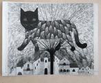 Patricia Barton Cat in a mimosa tree galerie Hamer foto, Antiek en Kunst, Verzenden