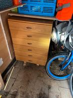Houten ladekast, Huis en Inrichting, Kasten | Ladekasten, Ophalen, Gebruikt, 5 laden of meer, 50 tot 100 cm