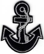 Anker stoffen opstrijk patch embleem #2, Verzenden, Nieuw, Overige typen