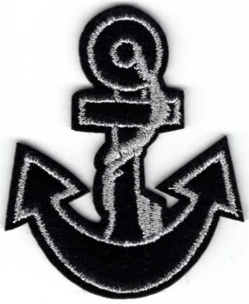 Anker stoffen opstrijk patch embleem #2, Verzamelen, Stickers, Nieuw, Overige typen, Verzenden