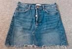 Denim mini/midi rok, Kleding | Dames, Rokken, H&M, Blauw, Nieuw, Ophalen of Verzenden