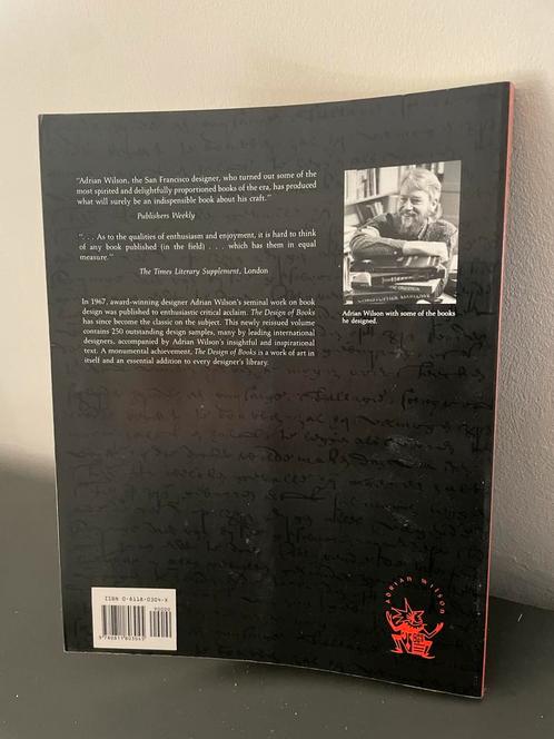 The Design of Books - Adrian Wilson, Boeken, Kunst en Cultuur | Fotografie en Design, Zo goed als nieuw, Fotografie algemeen, Ophalen of Verzenden