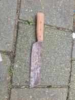Oude hakbijl met houten handvat, Antiek en Kunst, Ophalen of Verzenden