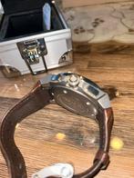 polshorloge TW STEEL, Leer, Staal, Polshorloge, Zo goed als nieuw