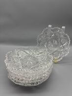 Set kristallen side plates 6 stuks, Ophalen of Verzenden