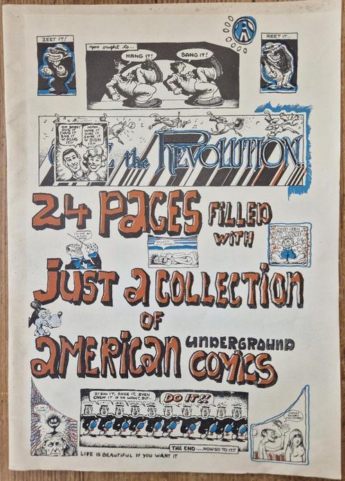 24 pages filled with America underground comics (ca 1970), Boeken, Strips | Comics, Gelezen, Eén comic, Amerika, Ophalen of Verzenden