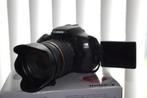 Canon 600D (vlog)camera met Tamron 18-250mm + zonnekap, Audio, Tv en Foto, Fotocamera's Digitaal, Spiegelreflex, 18 Megapixel