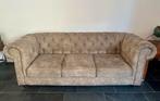 Bankstel 3-zits chesterfield look, Huis en Inrichting, Banken | Bankstellen, Ophalen, Chesterfield, Driepersoons, 75 tot 100 cm