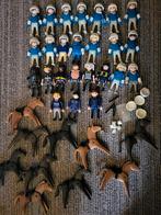 Playmobil politie poppetjes en paarden, Ophalen of Verzenden, Gebruikt, Los playmobil