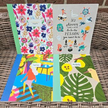 Nieuw 4x FLOW A4 Notitieboeken/journals/notebooks  beschikbaar voor biedingen