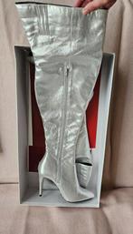 Zilveren laarzen maat 39 nieuw in doos, Ophalen of Verzenden, Nieuw, Overige kleuren
