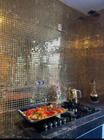 Gouden Mozaïek Tegels - Nieuw in Doos, Doe-het-zelf en Verbouw, Tegels, Ophalen, Overige materialen, Wandtegels, Nieuw